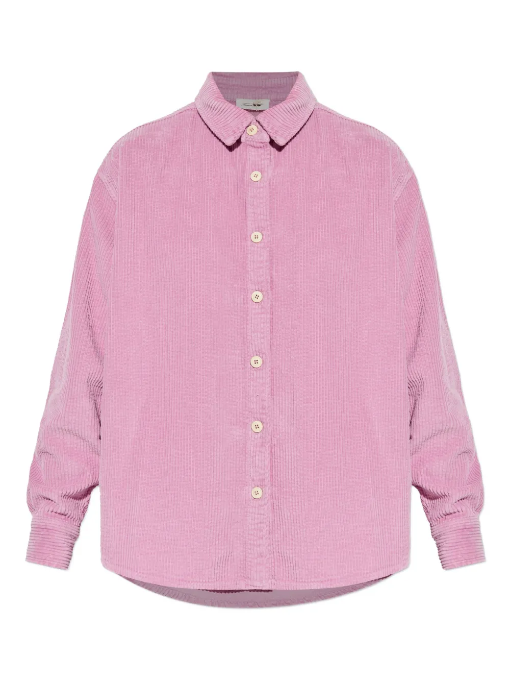 American Vintage Corduroy Shirt In Pink