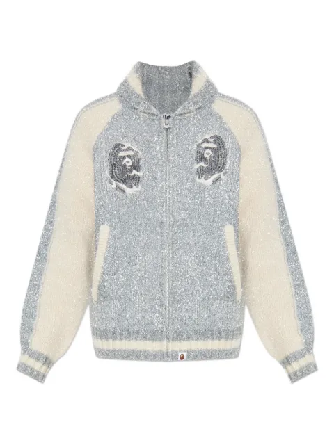 A BATHING APE® veste zippée à appliqués
