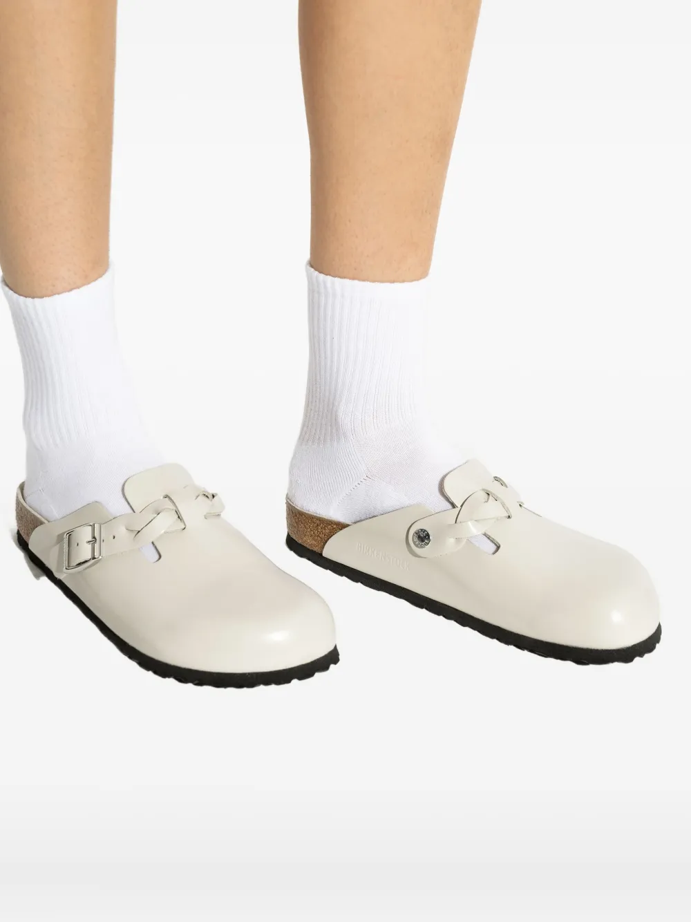 Birkenstock Buckle Strap Mules In Multi