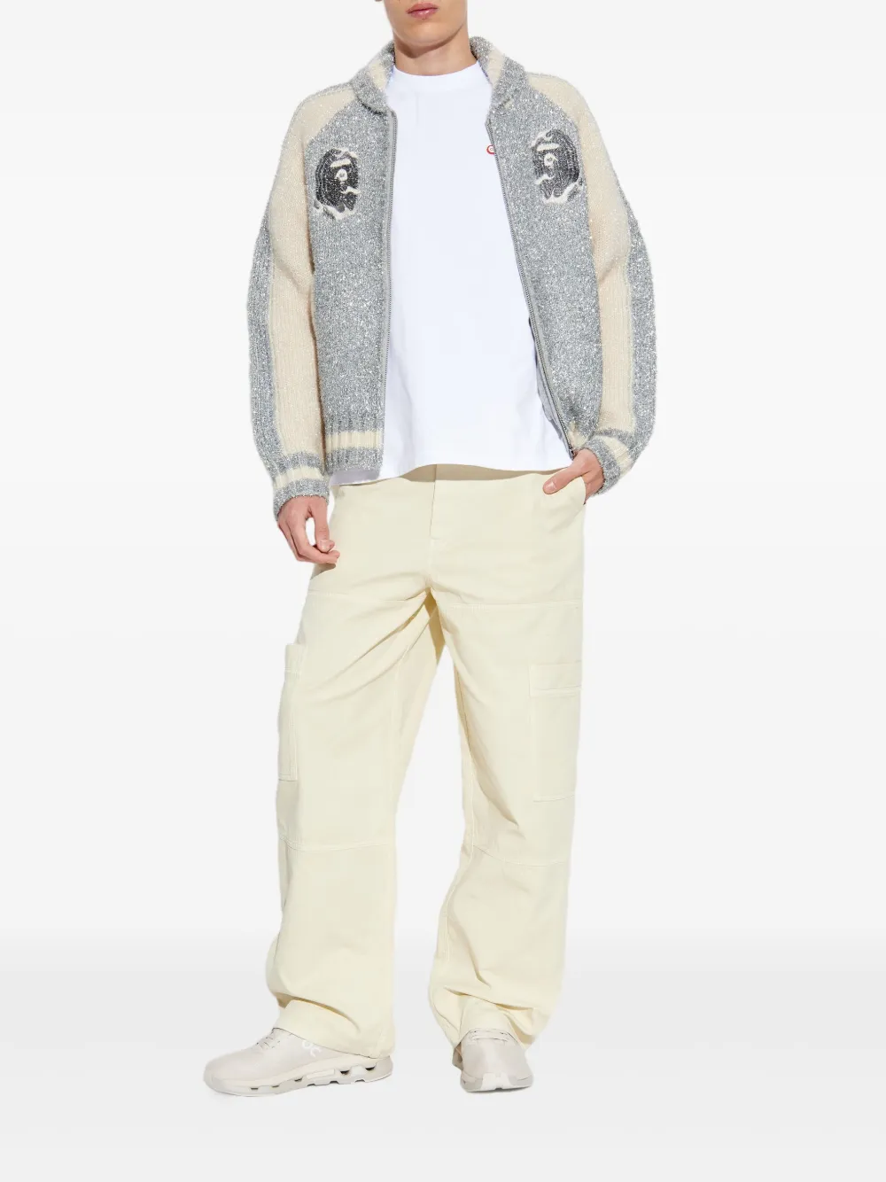 Off-White Cargo pocket trousers - Beige
