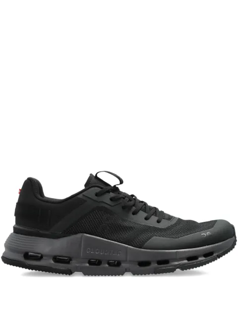 On Running lace-up panelled sneakers