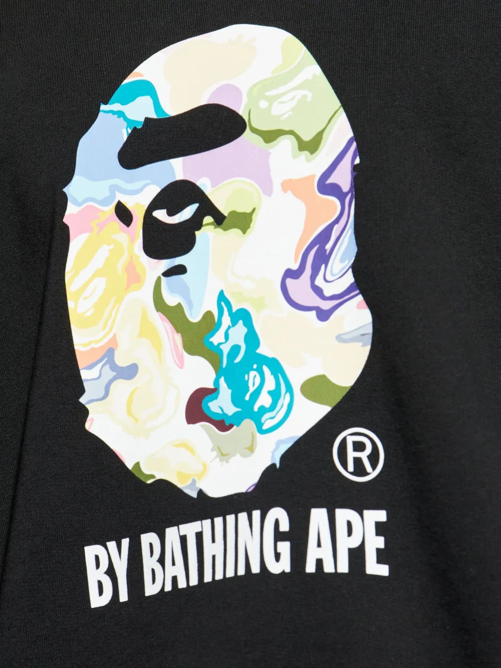 A BATHING APE Sweater met ronde hals Zwart