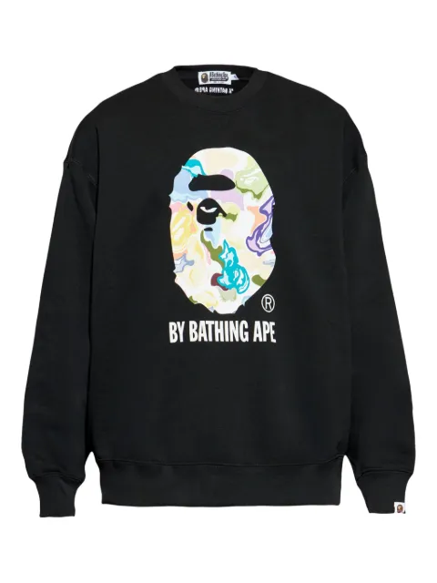 A BATHING APE® graphic crew-neck sweatshirt