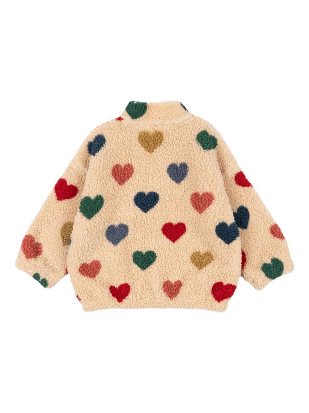 Konges Sløjd Jody heart-motif zip jacket | Girls Bomber Jackets | Image 2