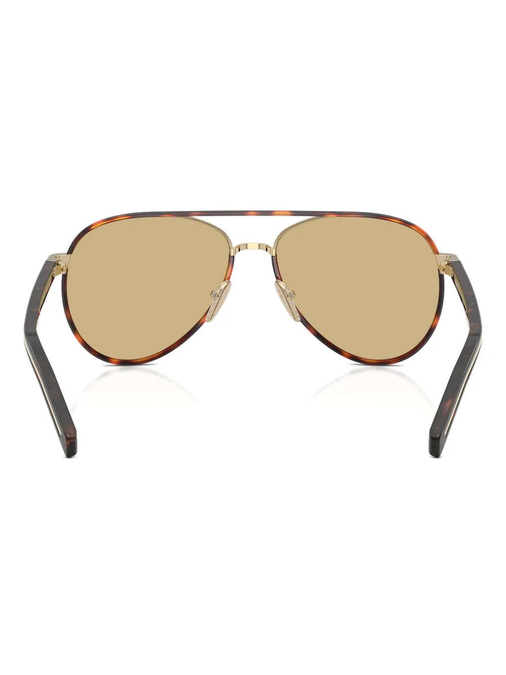 Prada Pilot-frame Tortoiseshell Sunglasses In Multi