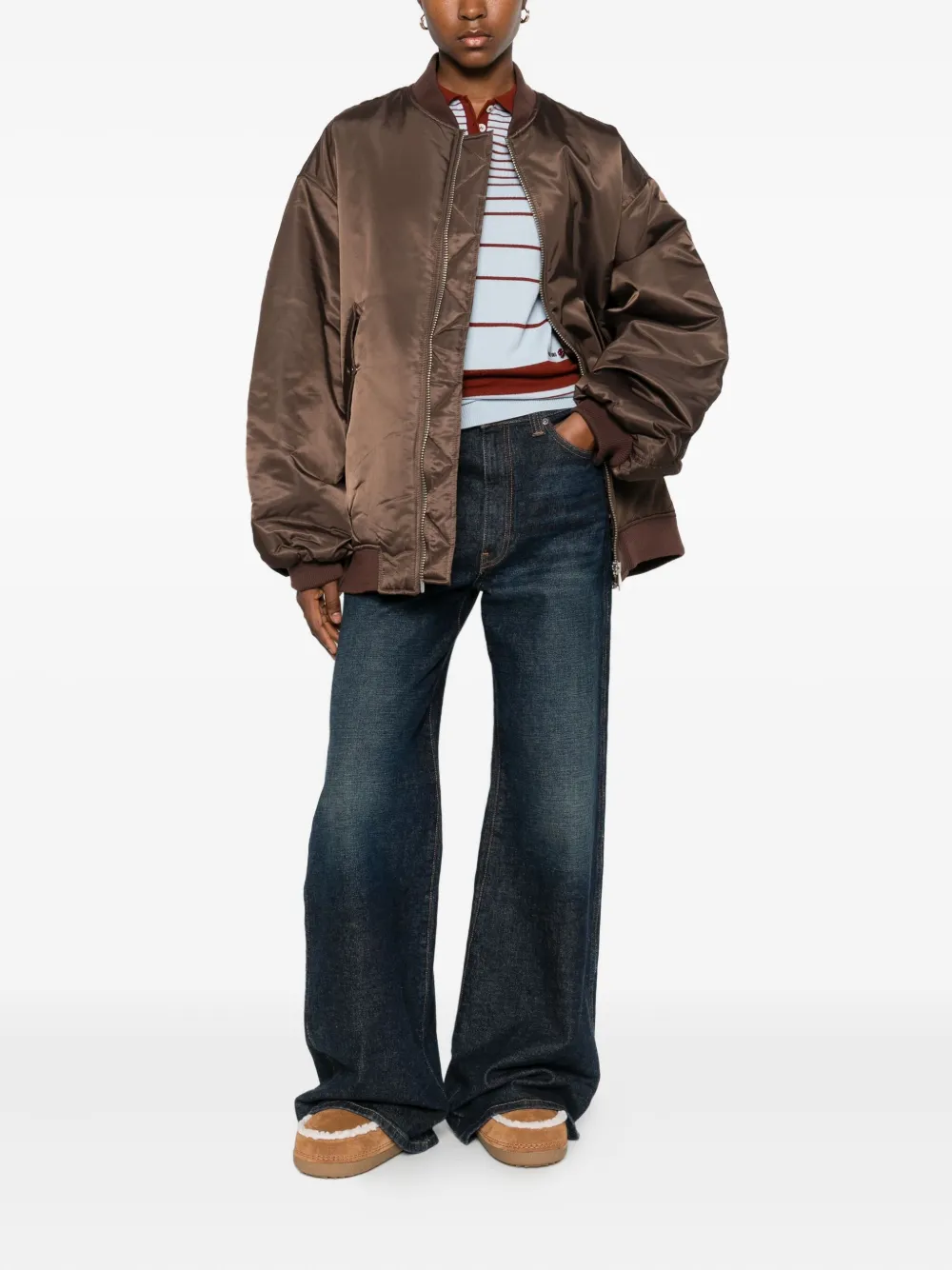The Frankie Shop Astra bomberjack Bruin
