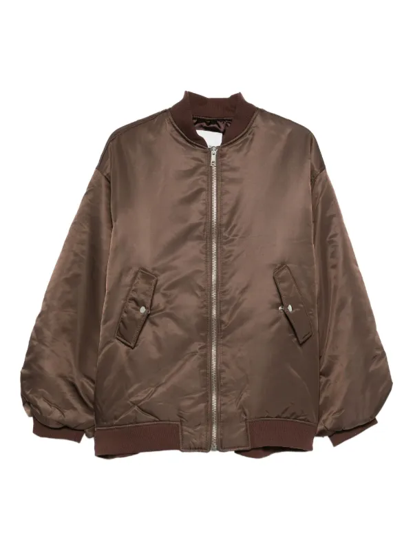 The Frankie Shop Astra ボンバージャケット | ブラウン | FARFETCH JP