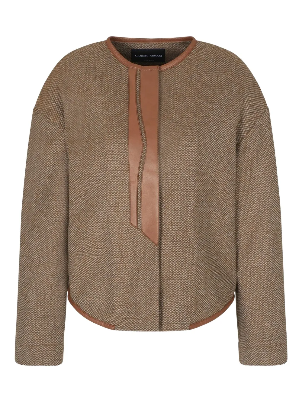 Giorgio Armani chamarra botones | marrón | Image 1