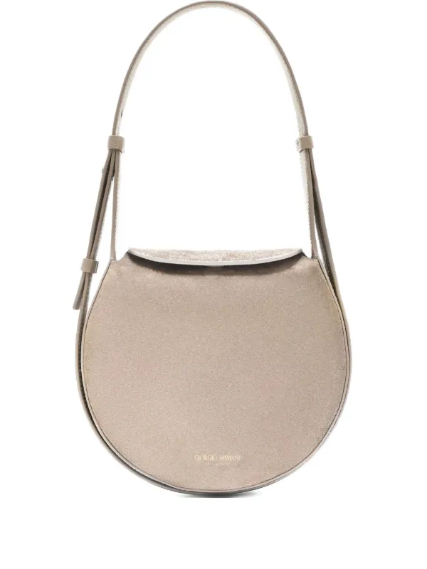 Giorgio Armani Round-shape Shoulder Bag in Neutrals