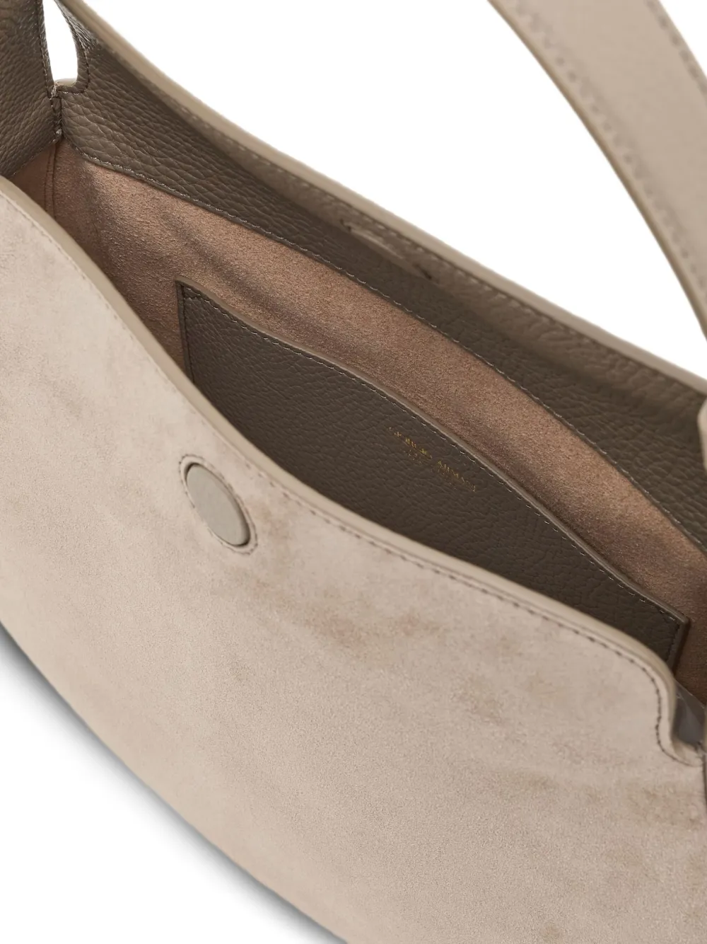 Giorgio Armani Ronde schoudertas - Beige