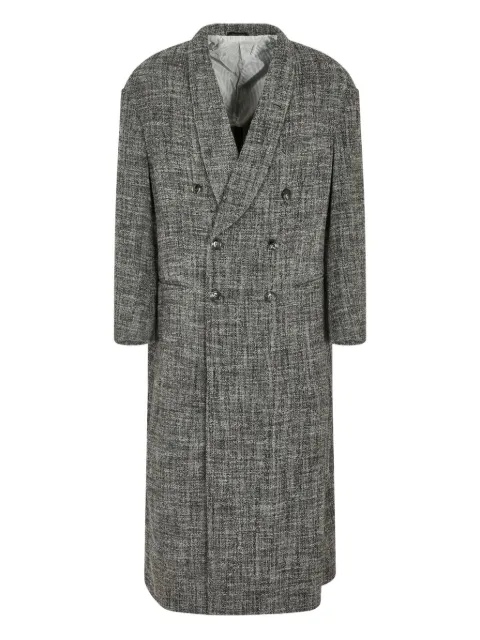 Giorgio Armani shawl-lapel double-breasted coat