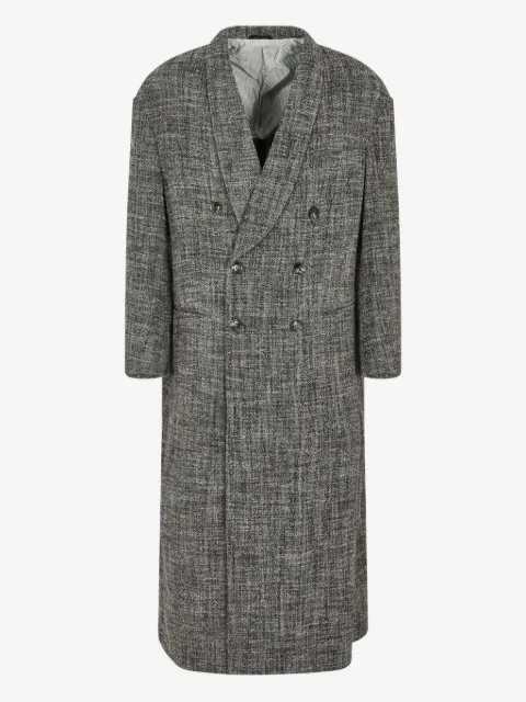 Giorgio Armani shawl-lapel double-breasted coat