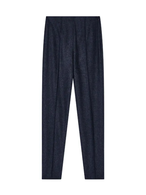 Giorgio Armani Flannel Tailored Trousers | Grey | FARFETCH SA