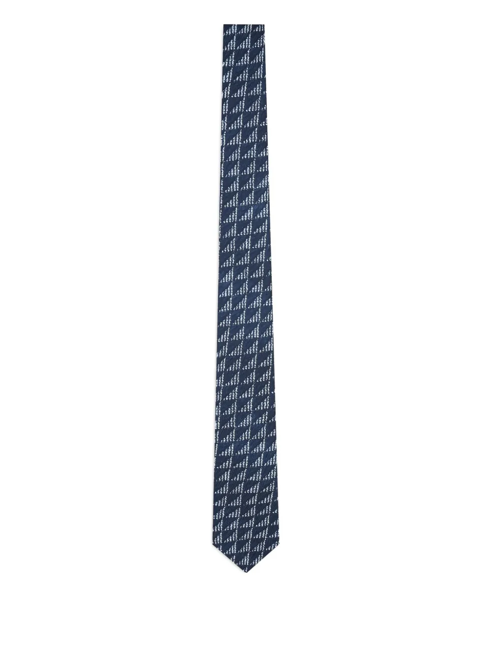 Giorgio Armani geometric-pattern tie | Blue | Image 1