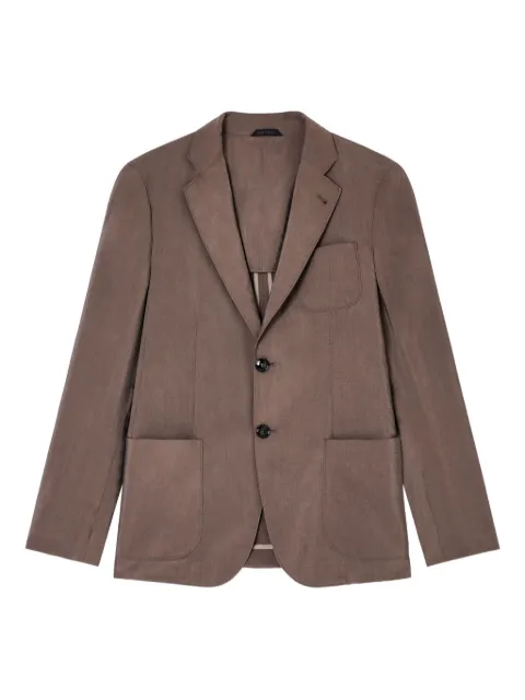 Giorgio Armani blazer con botones y bolsillo de parche