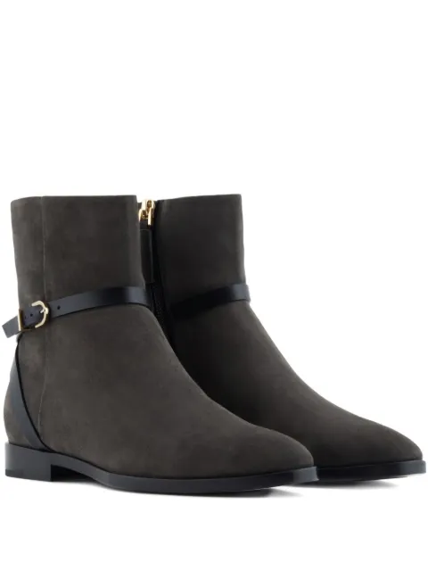 Giorgio Armani suede ankle boots