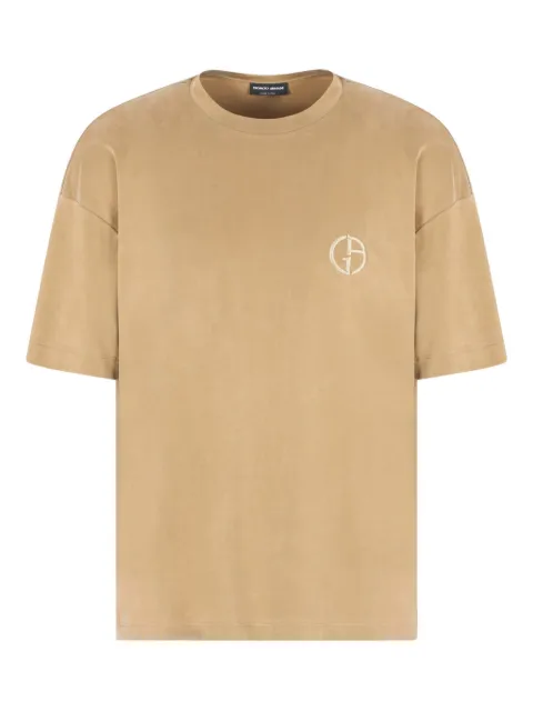 Giorgio Armani embroidered-logo T-shirt