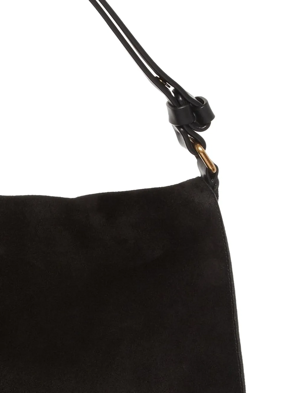 Giorgio Armani Schoudertas met handgreep - Zwart