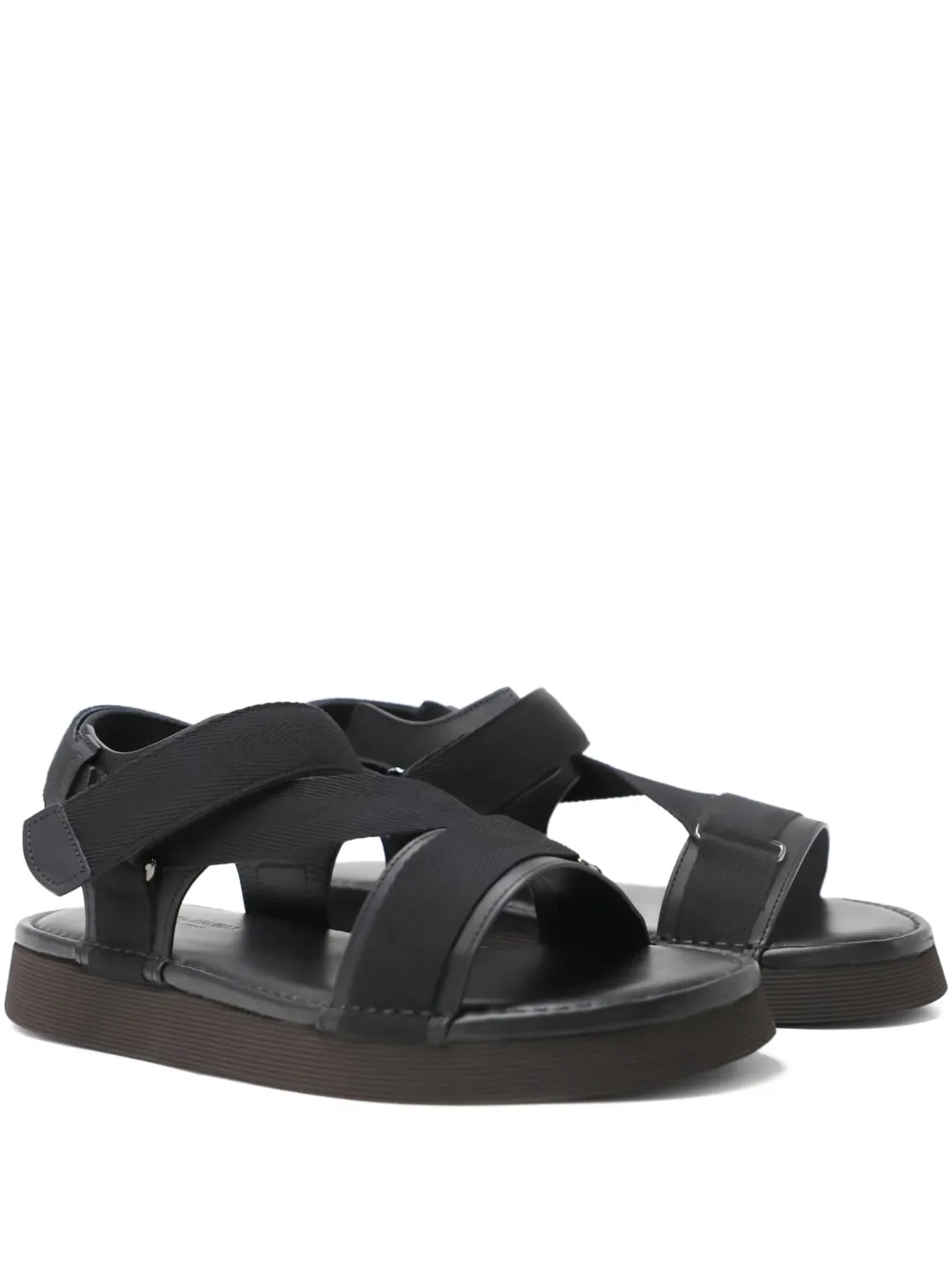Giorgio Armani sandalias con cierre autoadherente | negro | Image 1