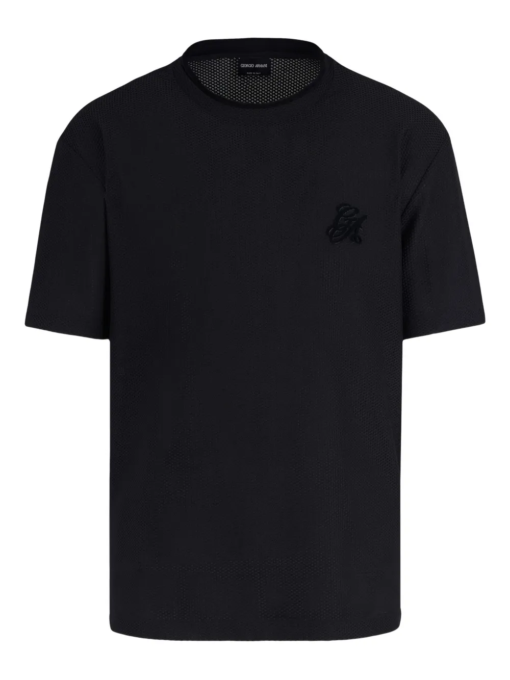 Giorgio Armani playera con cuello redondo | negro | Image 1