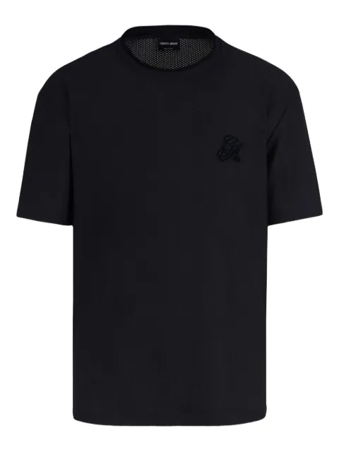 Giorgio Armani playera con cuello redondo