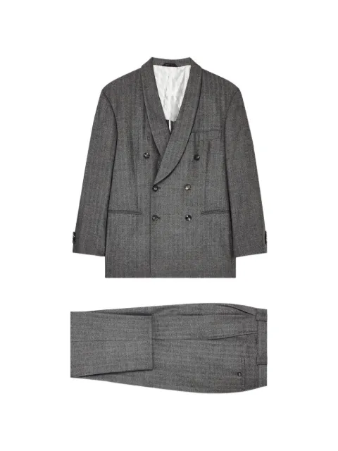 Giorgio Armani traje con doble botonadura