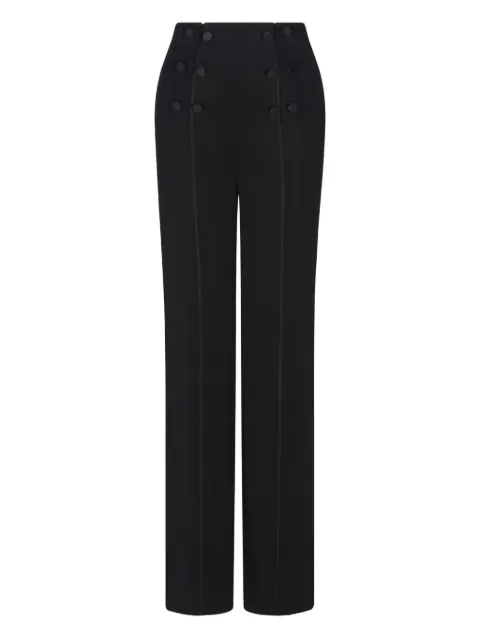 Giorgio Armani button-appliqué trousers