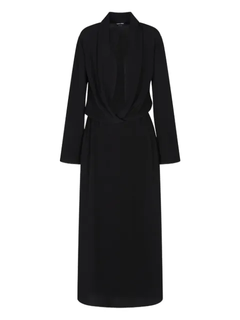 Giorgio Armani long-sleeve midi dress