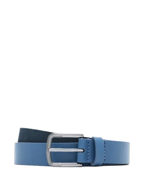 Giorgio Armani rectangular-buckle leather belt