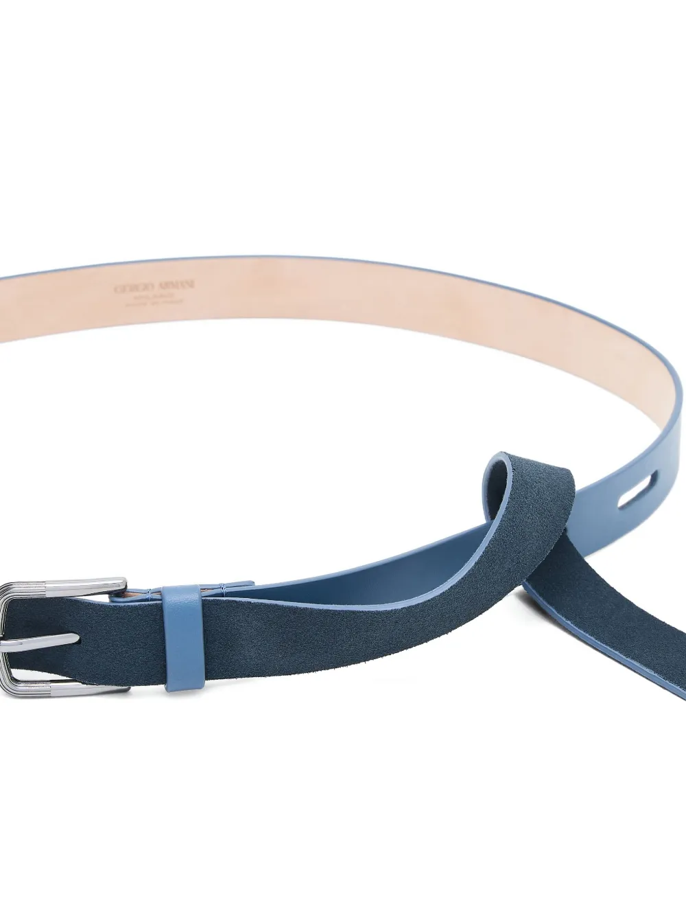 Giorgio Armani rectangular-buckle leather belt | Image 2