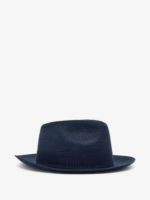 Giorgio Armani ribbon-detail woven hat