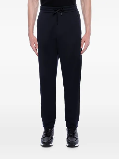 Giorgio Armani logo-patch drawstring track pants