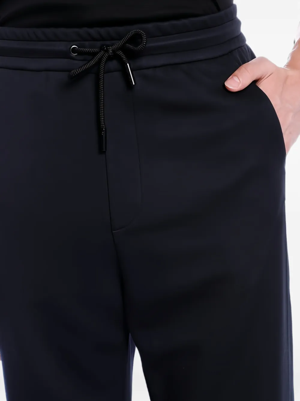Giorgio Armani Trainingsbroek met logopatch Blauw