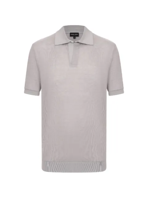 Giorgio Armani short-sleeved collared T-shirt