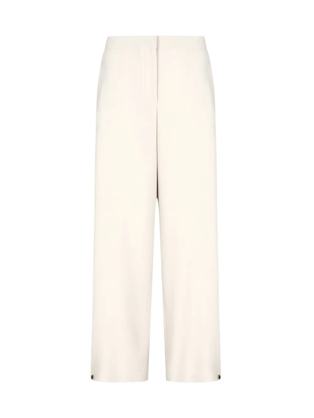 Giorgio Armani button-hem trousers - Beige