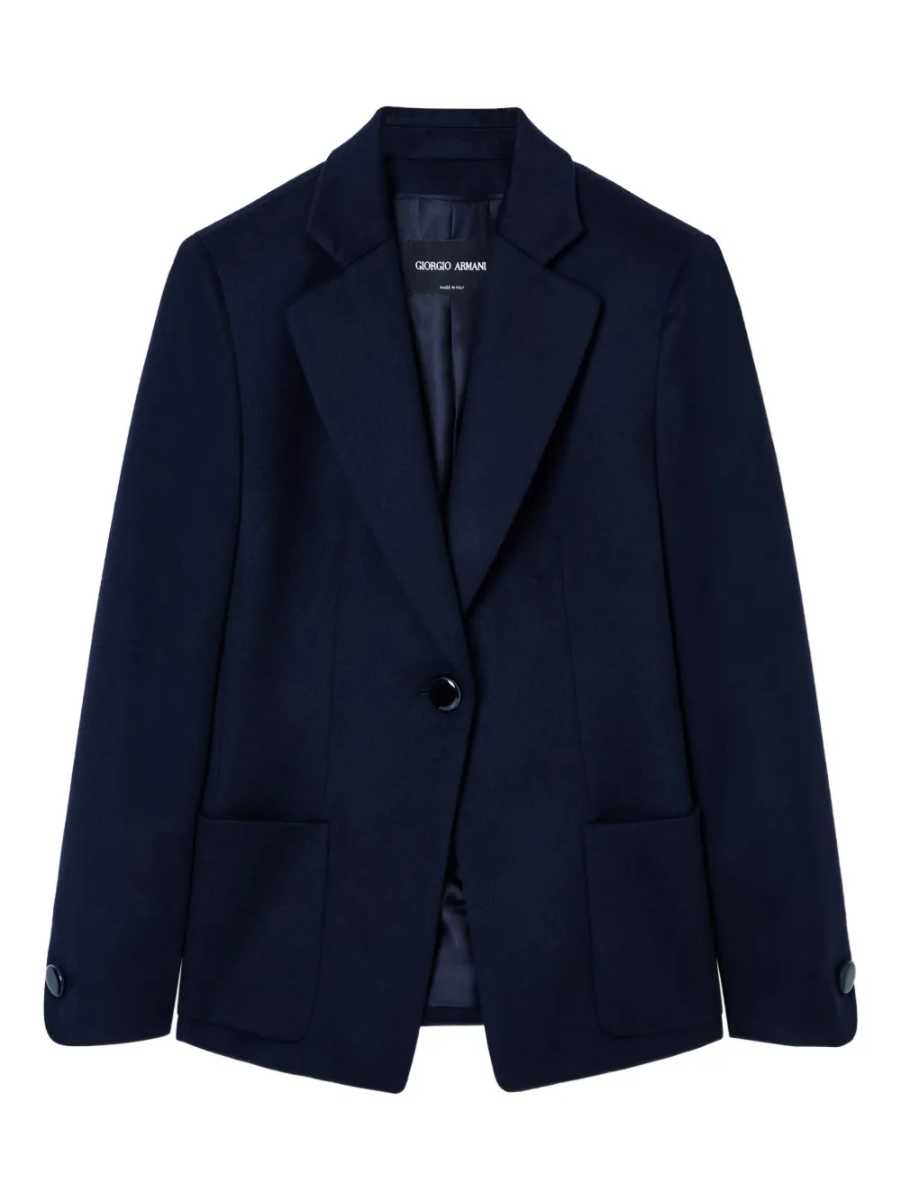 Giorgio Armani single-breasted blazer | Blue | Image 1