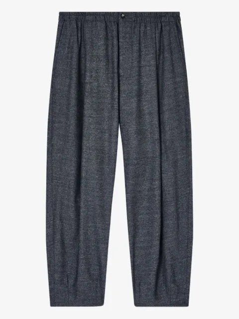 Giorgio Armani elasticated mélange trousers