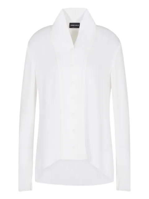 Giorgio Armani blouse à boutonnière