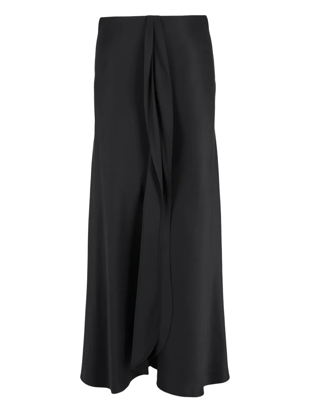 Giorgio Armani falda midi drapeada | negro | Image 1