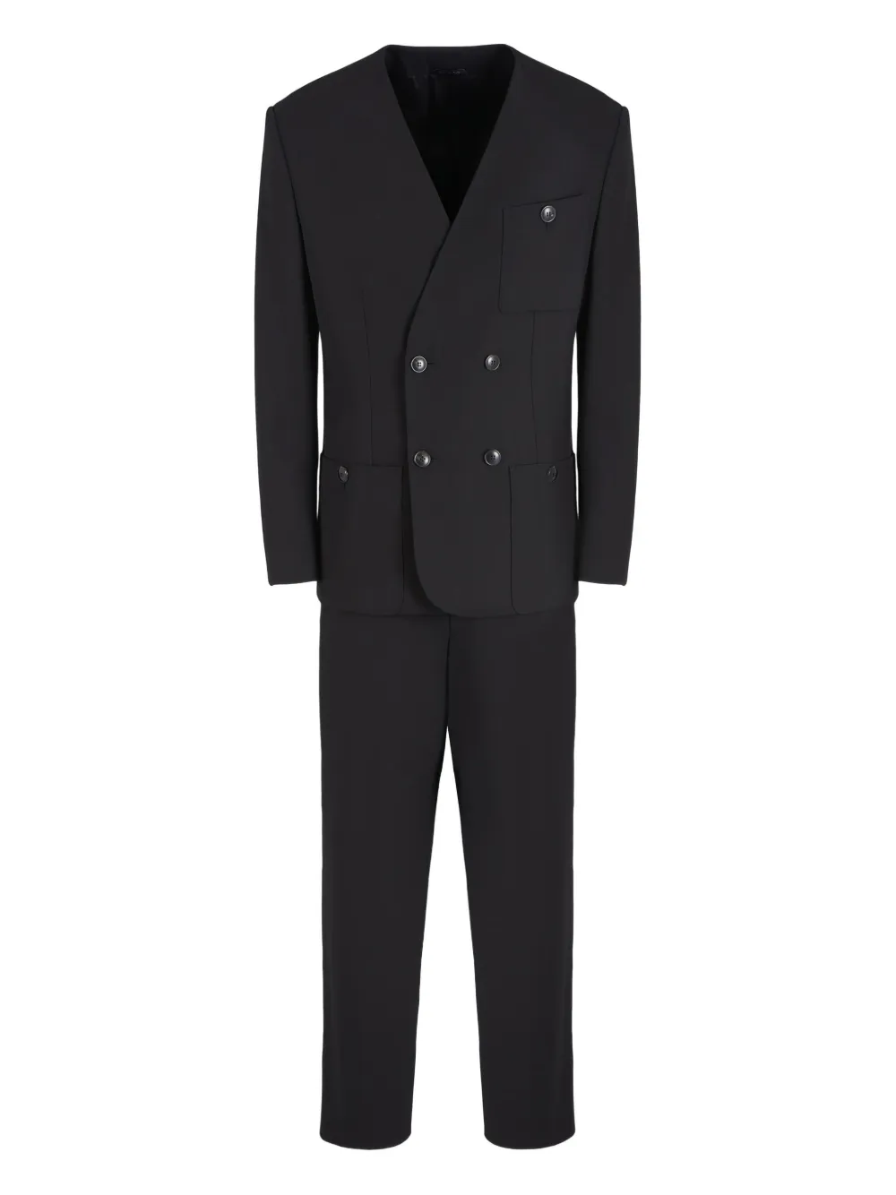 Giorgio Armani traje con doble botonadura | negro | Image 1