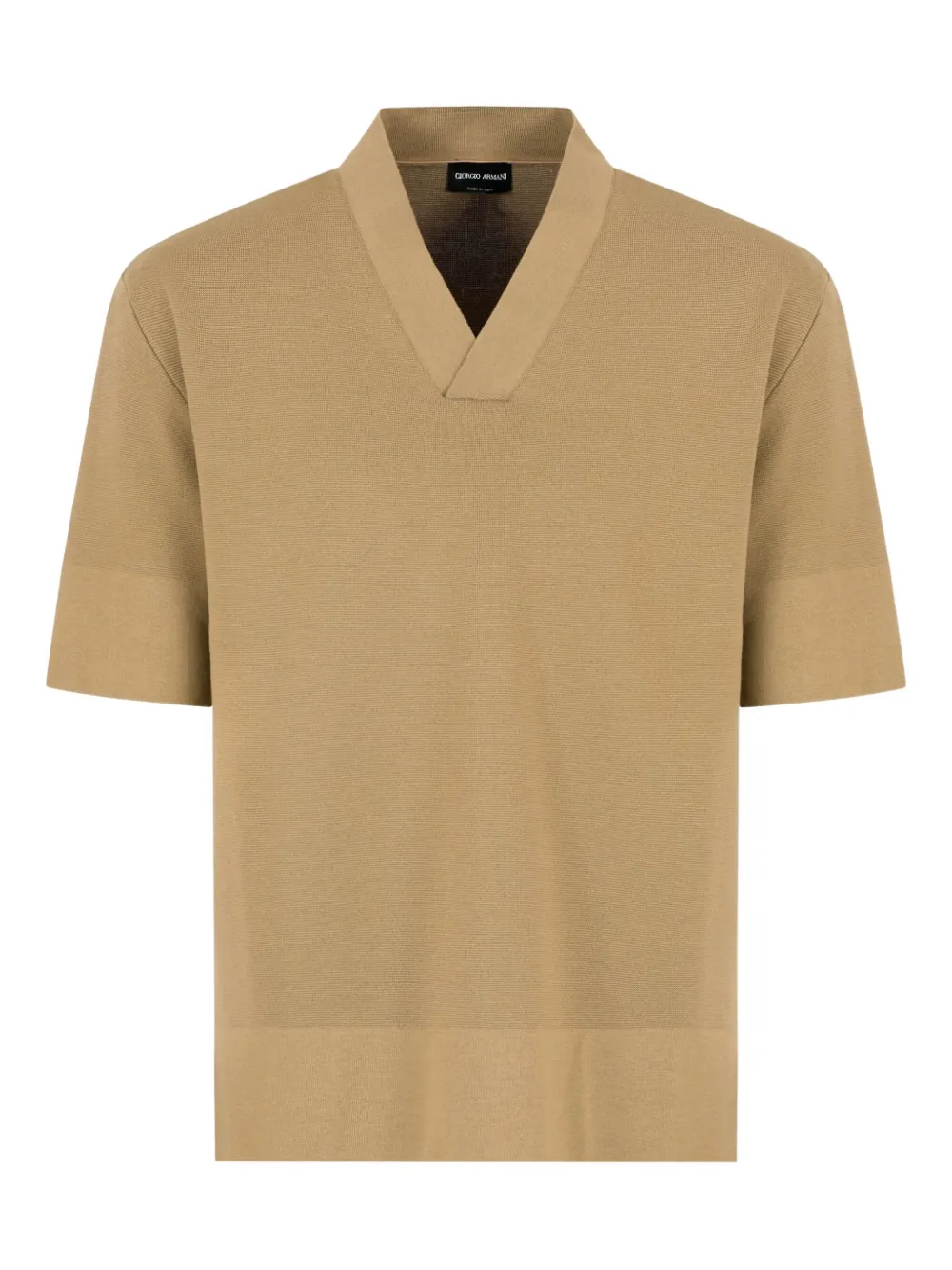 Giorgio Armani camiseta con cuello en V | neutro | Image 1