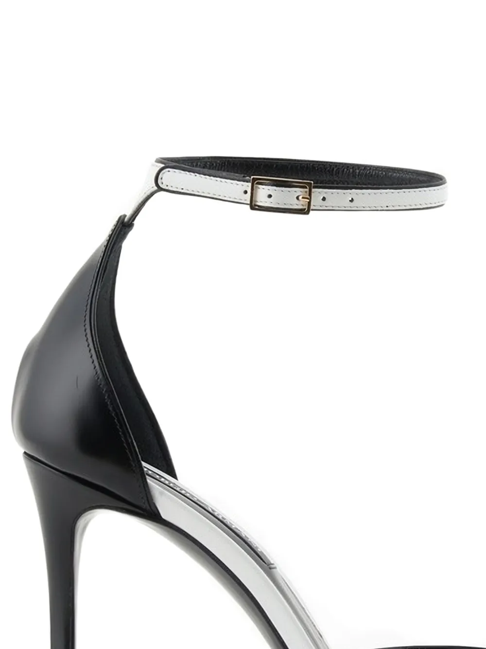 Giorgio Armani 95mm Ankle Strap Pumps In Black