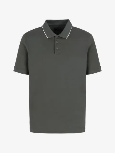 Giorgio Armani polo à bords contrastants