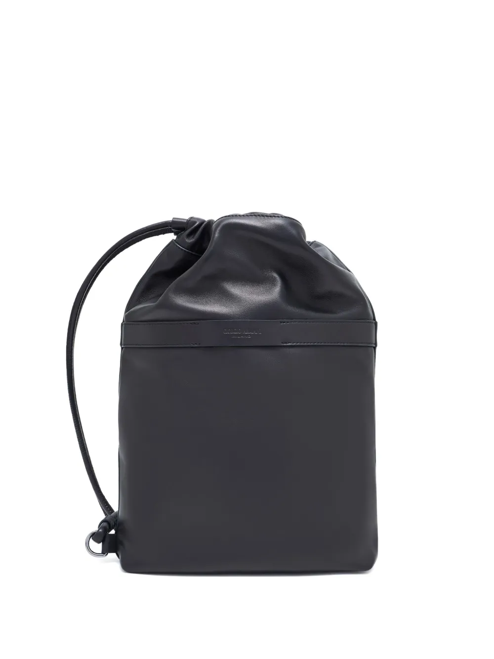 Giorgio Armani medium drawstring cross body bag | Black | Image 1