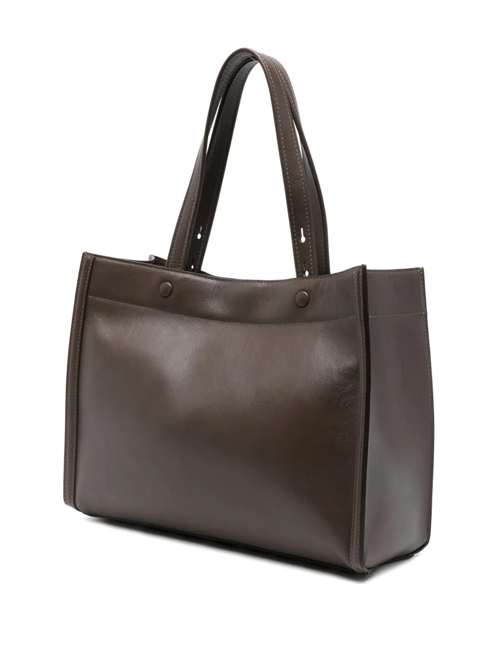 Anya Hindmarch Mortimer Panelled Tote Bag In Brown