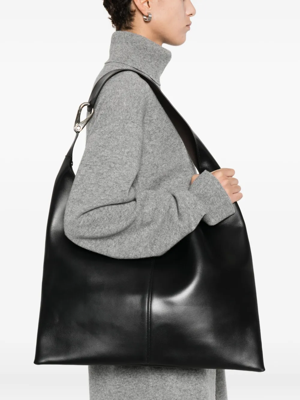 Soeur Cosima leather shoulder bag - Zwart