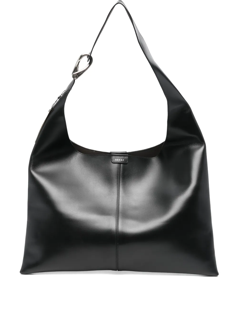 Soeur Cosima Leather Shoulder Bag In Black