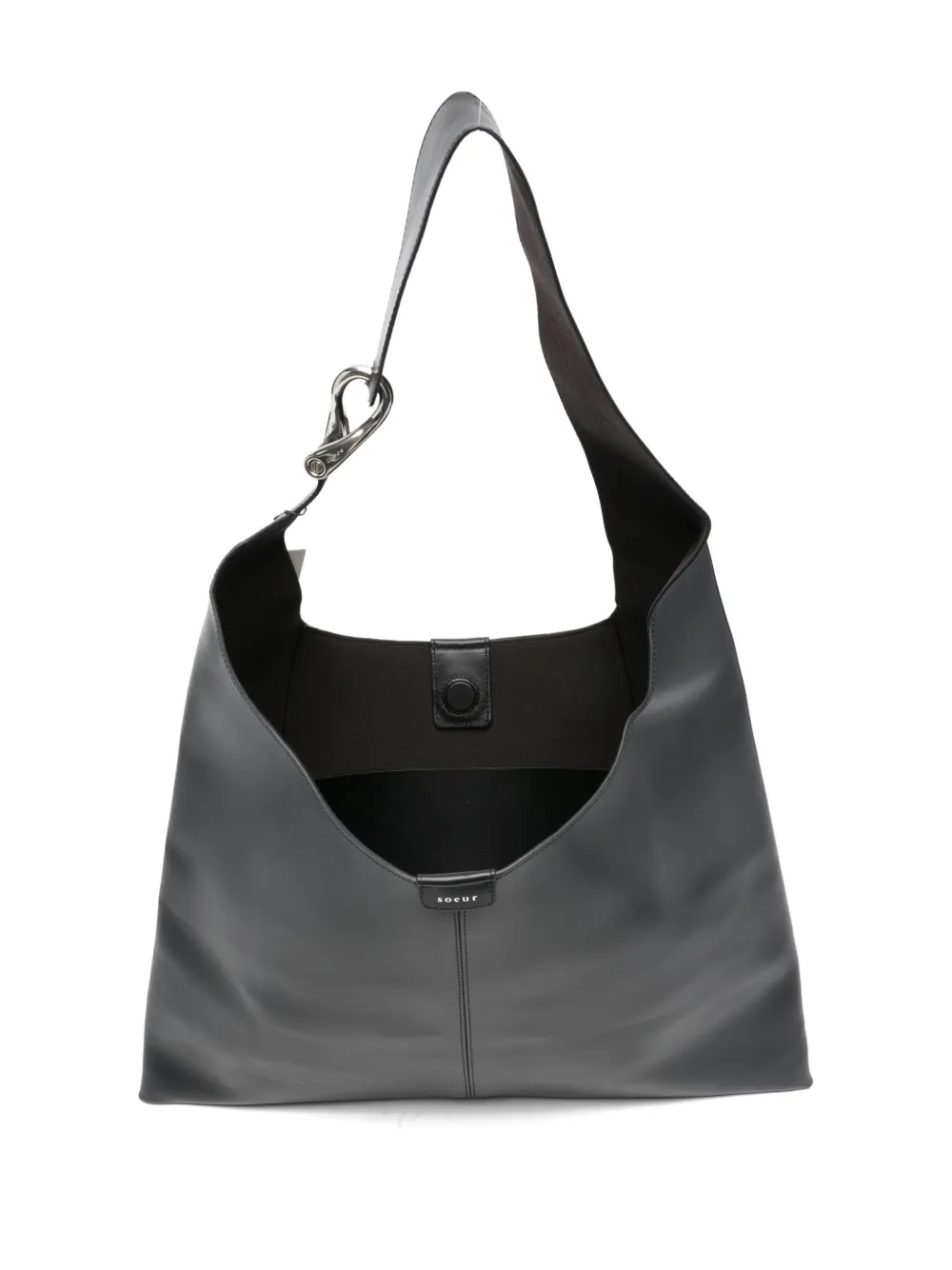 Soeur Cosima Leather Shoulder Bag In Black