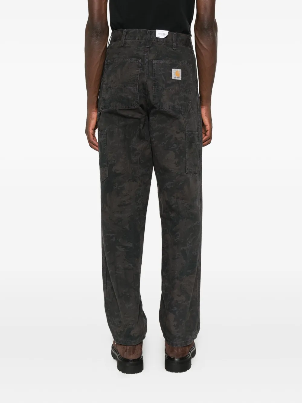 Carhartt WIP Broek met camouflageprint Zwart