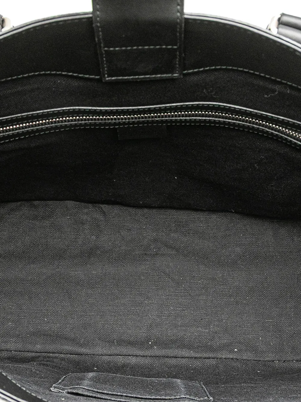 Pre-owned Gucci 2000-2015 Large Gg Supreme Web Tote Bag In Black